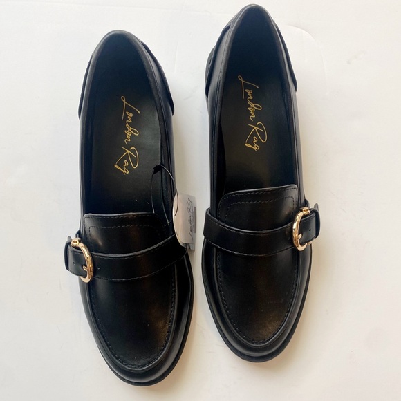 NIB (New in box) Black Flat Buckle Loafers - Picture 4 of 6